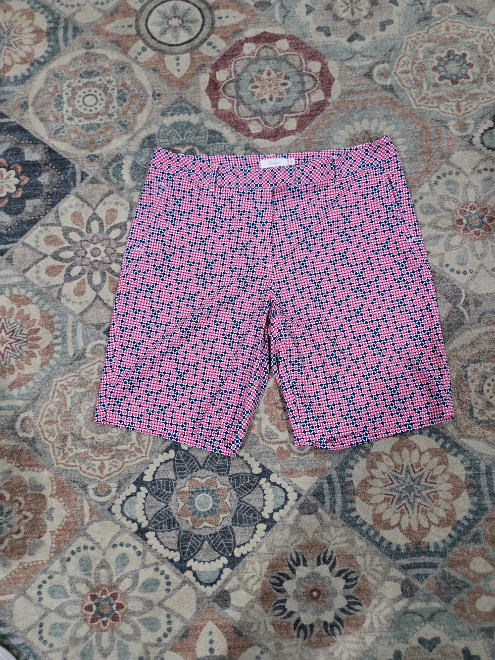 Lady Hagen Bon Voyage Pink Navy Golf Shorts 12